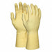 J4452 Chemical Gloves M 12in. L Amber Latex PR