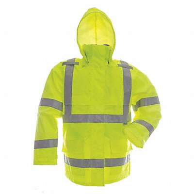 Rain Jacket Class 3 Type R Ylw/Grn 6XL