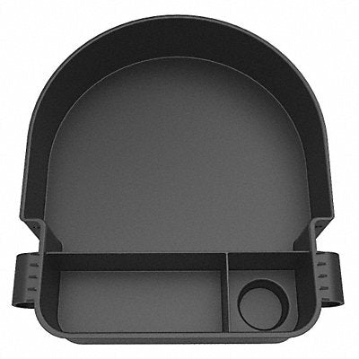 PLUS Cart Accessory Tray Black Plastic