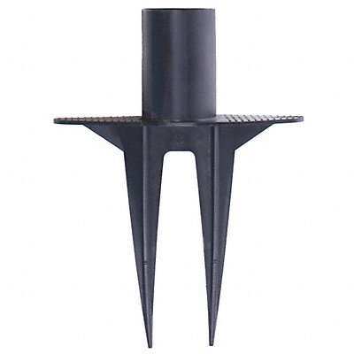 PLUS Stake Removable Spike Black Plastic