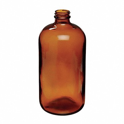 Bottle 212 mm H Amber 96 mm Dia PK12