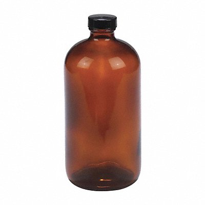 Bottle 212 mm H Amber 96 mm Dia PK12