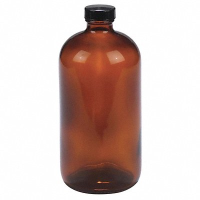 Bottle 212 mm H Amber 96 mm Dia PK12