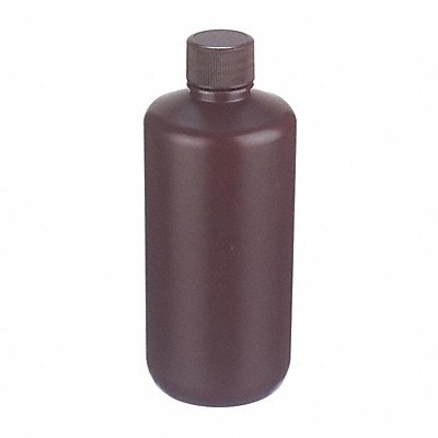 Bottle 129 mm H Amber 61 mm Dia PK72