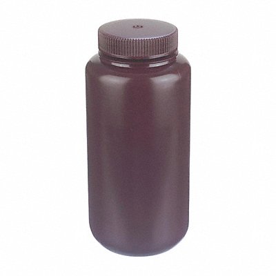 Bottle 199 mm H Amber 91 mm Dia PK48