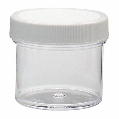 Jar 60 mL 46 mm H White PK48