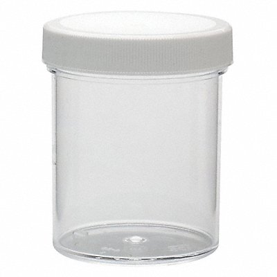 Jar 125 mL 68 mm H White PK36