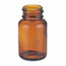 Bottle 65 mm H Amber 37 mm Dia PK432