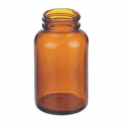 Bottle 95 mm H Amber 54 mm Dia PK180