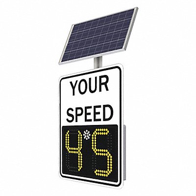 LED Radar Speed Sign Aluminum 29 x 23 