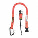 Tool Lanyard 46inL Orange 5lb Carabiner