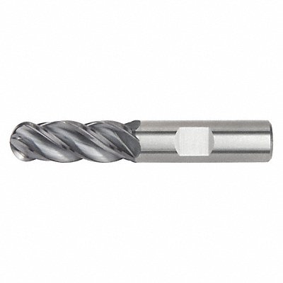 Ball End Mill Single End 5/8 Carbide