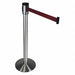 Barrier Post with Belt Aluminum Post