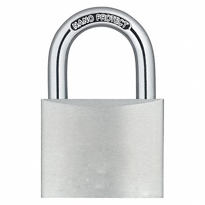 Keyed Padlock 15/64 in Rectangle Silver