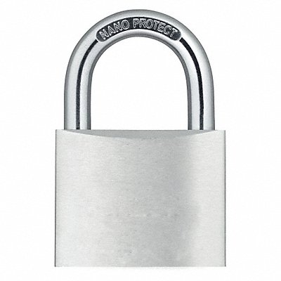 Keyed Padlock 15/64 in Rectangle Silver