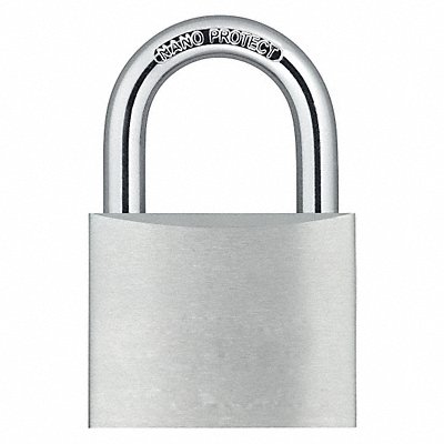 Keyed Padlock 15/64 in Rectangle Silver