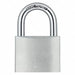 Keyed Padlock 15/64 in Rectangle Silver