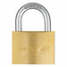 Keyed Padlock 1 in Rectangle Yellow