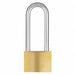 Keyed Padlock 1 in Rectangle Yellow