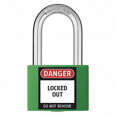 Lockout Padlock KA Green 2 H