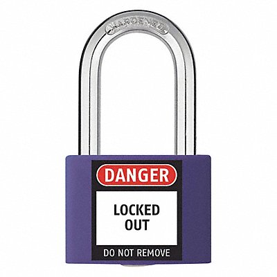 Lockout Padlock KA Purple 2 H