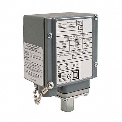 Pressure Switch 480Vac 10Amp G +Options