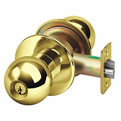Knob Lockset Mechanical Entrance Grd. 1