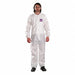 J4503 Collared Coveralls 2XL White SMS PK25