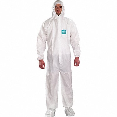 J4507 Coveralls L Wht Film Lam PK25