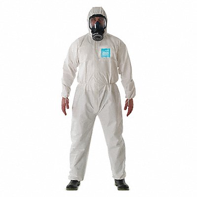 J4511 Coveralls S Wht Film Lam PK25