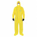 J4515 Hooded Coveralls 3XL Yellow PE PK25