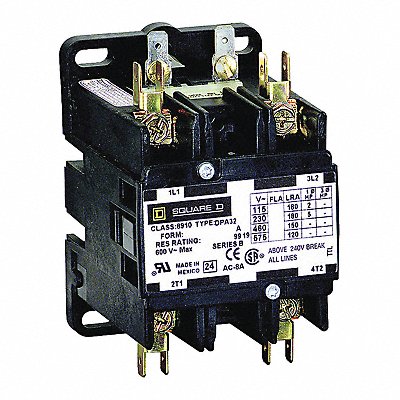 Contactor 600Vac 30Amp Dpa +Options