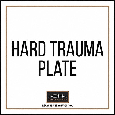 Hard Trauma Plate 5 in x 8 in Blk