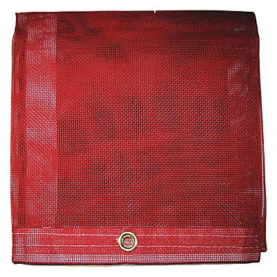 Mesh Tarp Red 20 x 20 ft Cut Size