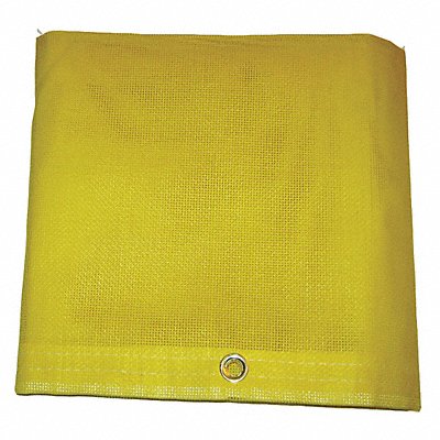 Mesh Tarp Yellow 20 x 20 ft Cut Size