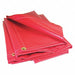 Tarp Red 12 x 16 ft Cut Size