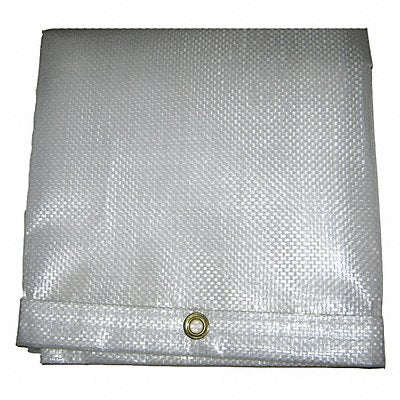 Tarp White 10 x 12 ft Cut Size