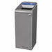 Recycle Container Rectangle 15 gal Gray