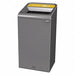 Recycling Container Square 23 gal Gray