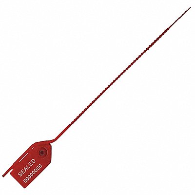 Pull-Tight Seals Red Plastic PK100