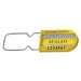 Padlock Seals Yellow Acrylic PK50