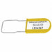 Padlock Seals Yellow Acrylic PK50