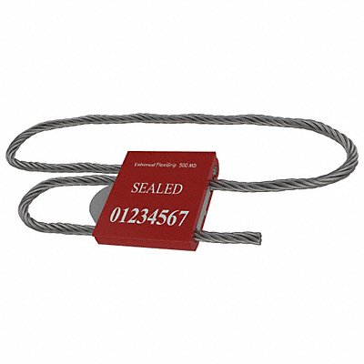 Cable Seals Red Anodized PK20