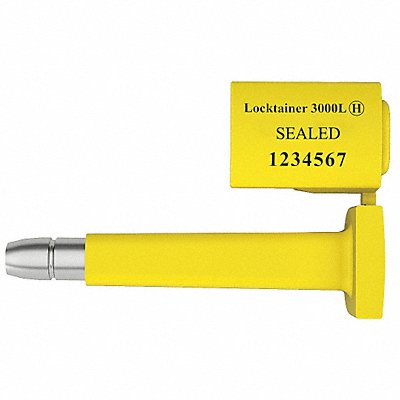 Bolt Seals Yellow Plastic PK50