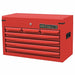 Powder Coated Red Light Duty Top Chest