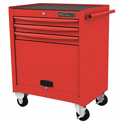 Rolling Tool Cabinet Red Light Duty