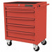 Rolling Tool Cabinet Red Light Duty