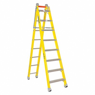 Combination Ladder Fiberglass 375lb 8ft.