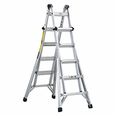 Multipurpose Ladder Aluminum 300lb 22ft.