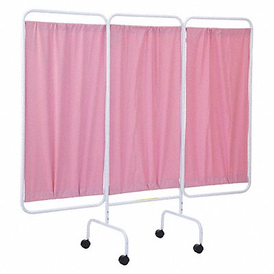 Privacy Screen 3 Panel 69inH Mauve